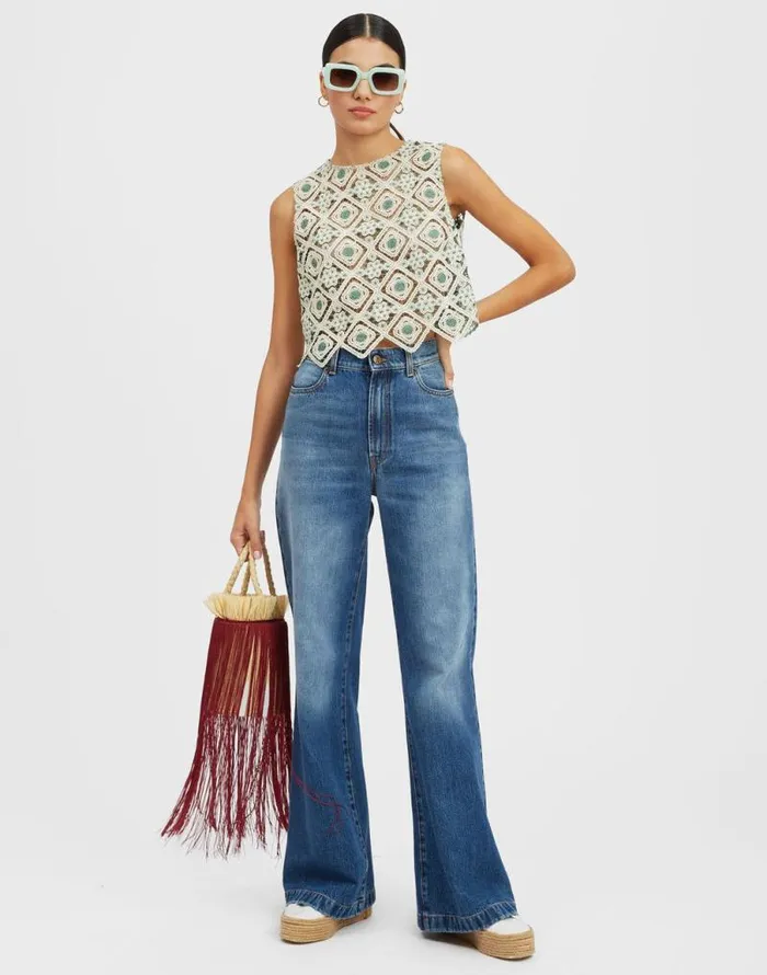 Aria Top Agua Cream Women La Double J Shirts and Tops Aria Top Agua Cream Women La Double J Shirts and Tops