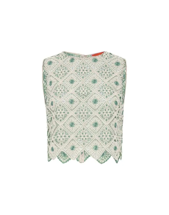 Aria Top Agua Cream Women La Double J Shirts and Tops Aria Top Agua Cream Women La Double J Shirts and Tops