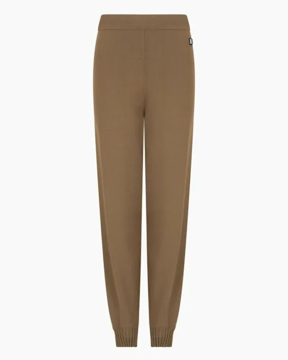 ASV Knitted Pants Brown Women Armani Matching Sets