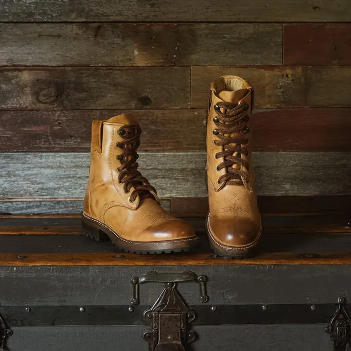 August Boots Tan Women Stetson Outdoor