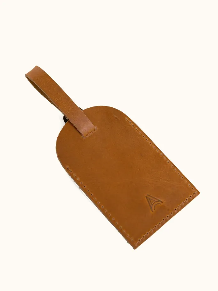 Avery Luggage Tag Cognac Women Belts and Accessories Able