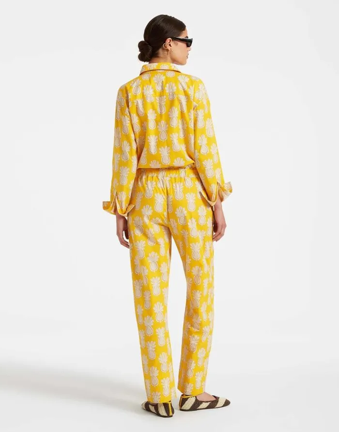 Aviator Jumpsuit Pineapple Sunflower Women La Double J Dresses Aviator Jumpsuit Pineapple Sunflower Women La Double J Dresses