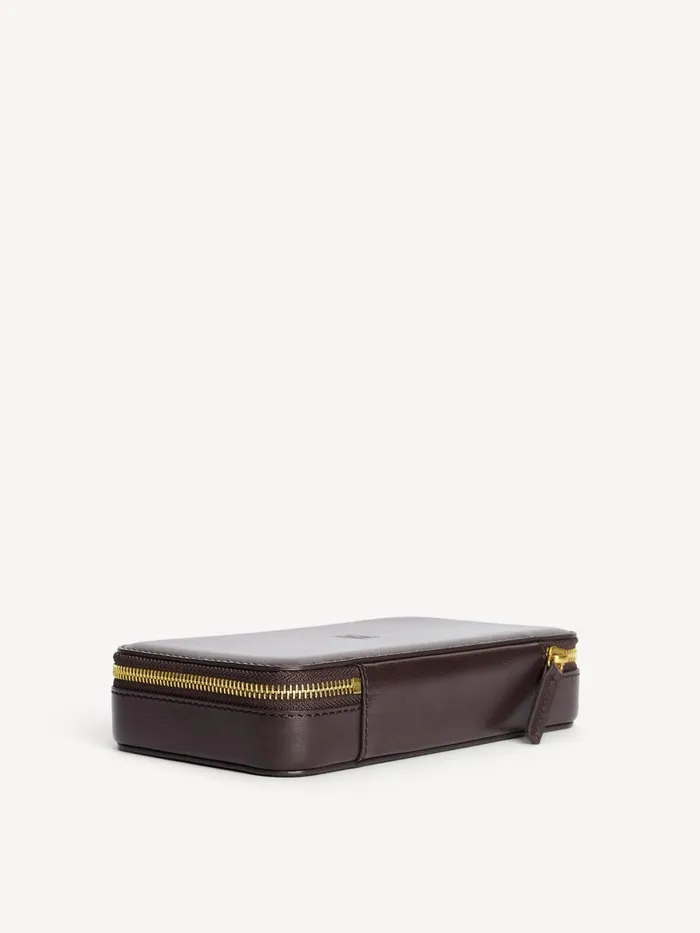Aya Cher Jewellery Case Dark Brown Women By Malene Birger Beauty Bags