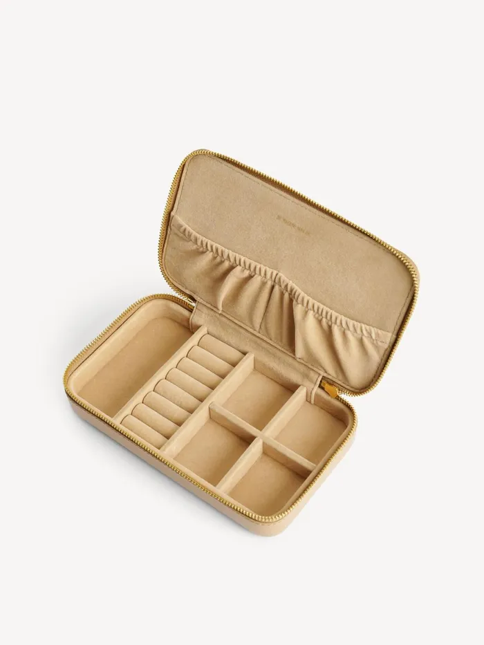 Aya Cher Jewellery Case Sand Women By Malene Birger Beauty Bags