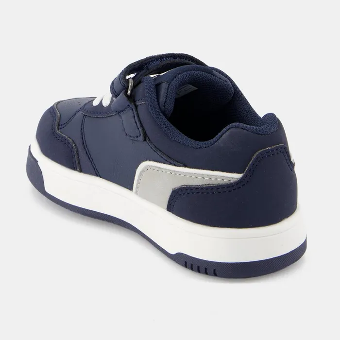 Baby And Toddler Kids Le Coq Sportif CHAUSSURES BB Shoes LCS COURT BREAKER INF Kids Moonlit Oceansilver