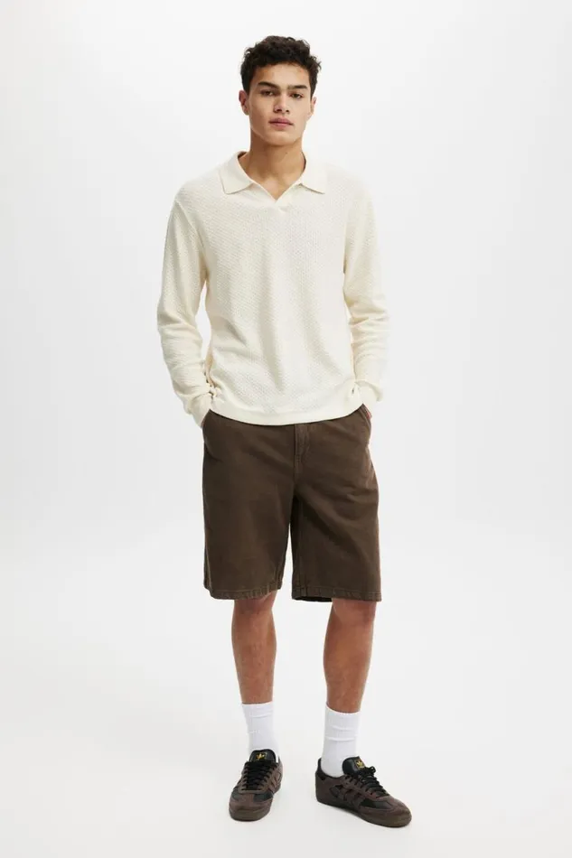 Baggy Denim Short Chocolate Men Cotton On Shorts