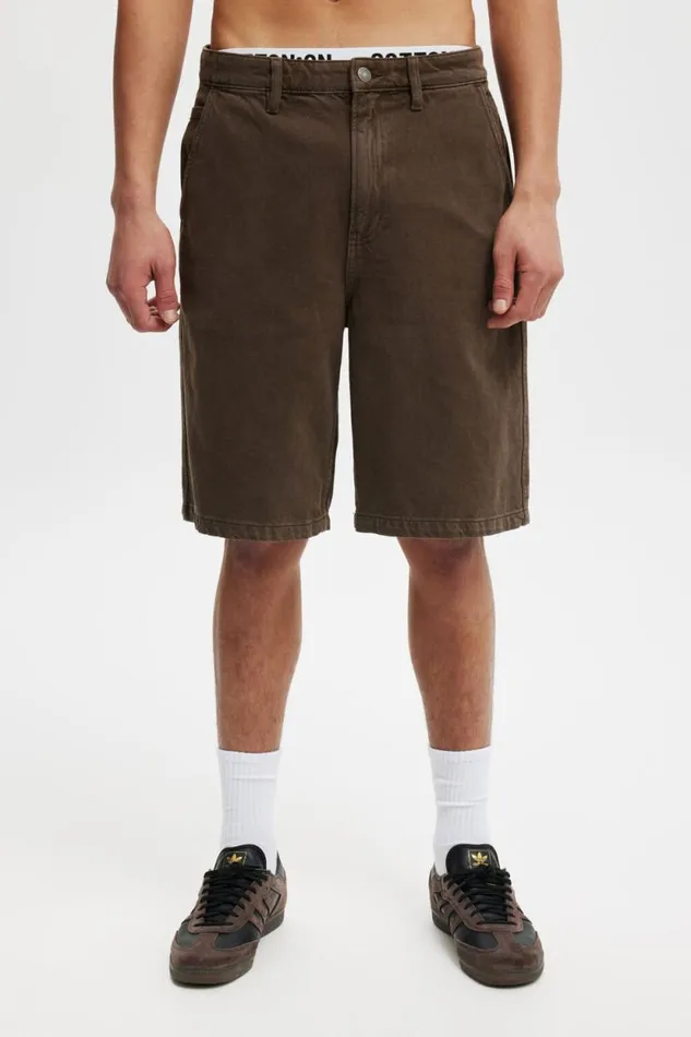 Baggy Denim Short Chocolate Men Cotton On Shorts Baggy Denim Short Chocolate Men Cotton On Shorts