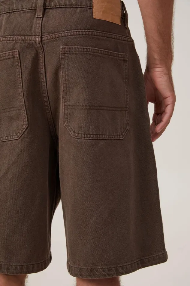 Baggy Denim Short Chocolate Men Cotton On Shorts Baggy Denim Short Chocolate Men Cotton On Shorts