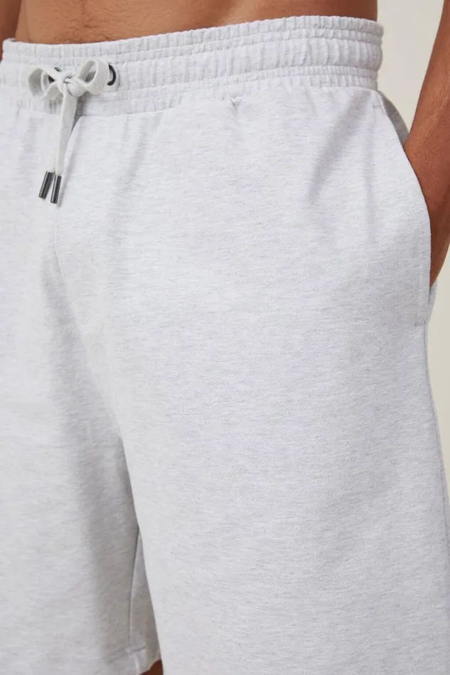 Baggy Fleece Short Grey Marle Men Cotton On Shorts Baggy Fleece Short Grey Marle Men Cotton On Shorts