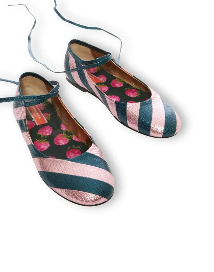 Ballerina Flats Acquamarine Women La Double J Shoes Ballerina Flats Acquamarine Women La Double J Shoes