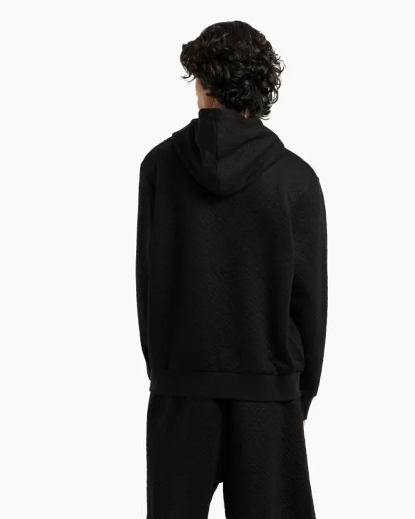 Basic Hoodie Black Men Armani Matching Sets Basic Hoodie Black Men Armani Matching Sets