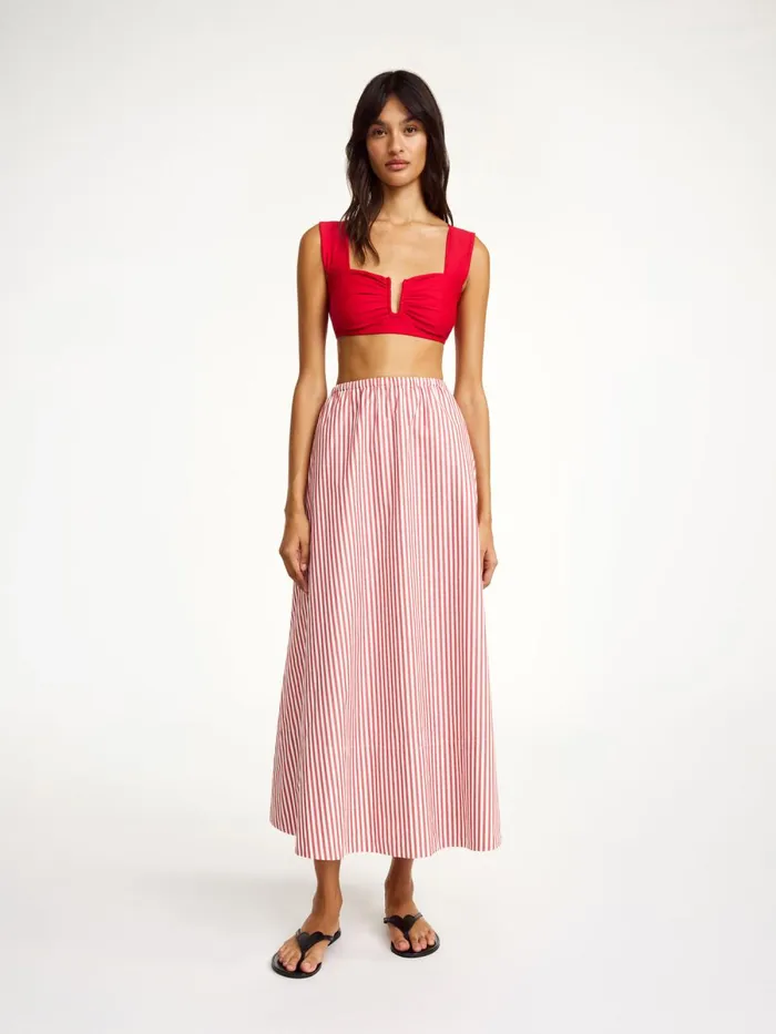 Belira Bikini Top Dark Chilli Women By Malene Birger Swimwear