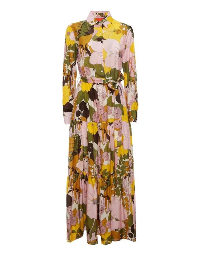 Bellini Dress Big Flower Rose Women La Double J Dresses Bellini Dress Big Flower Rose Women La Double J Dresses