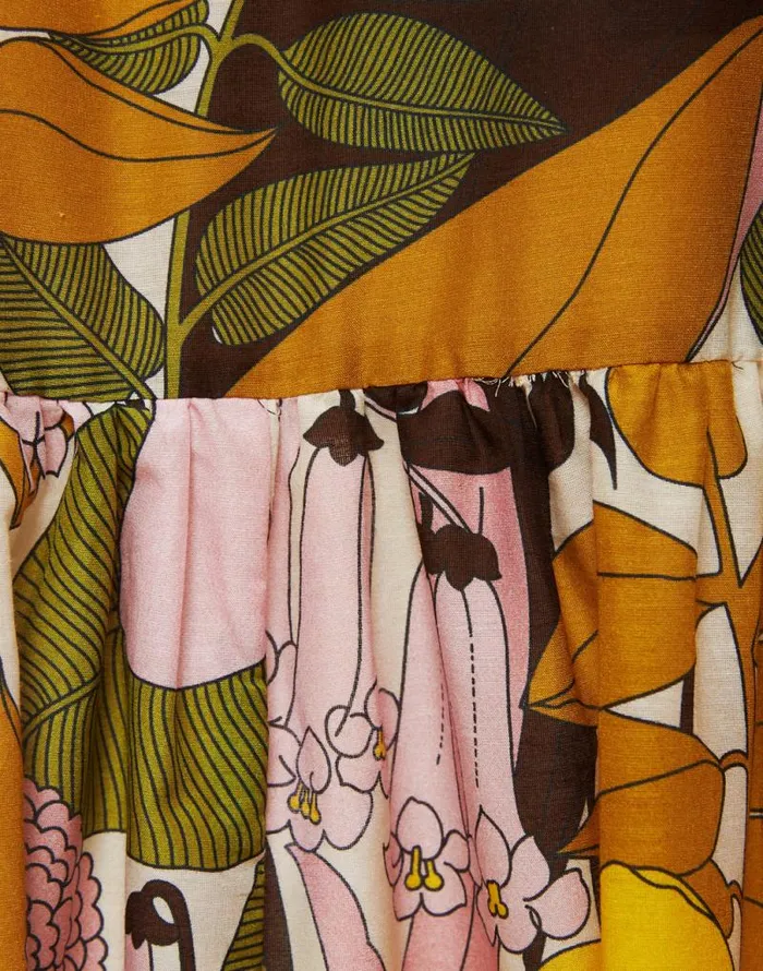 Bellini Dress Big Flower Rose Women La Double J Dresses Bellini Dress Big Flower Rose Women La Double J Dresses