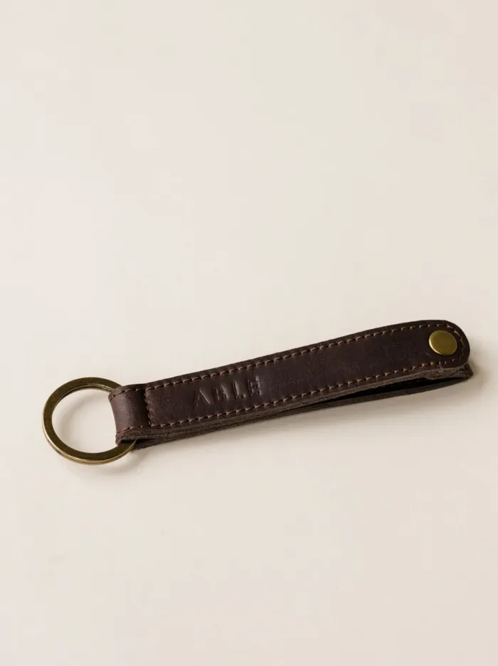 Belts and Accessories Able Women Atlas Key Ring Chocolate Brown