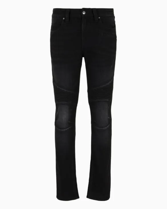 Biker Jeans Grey Men Armani Denim