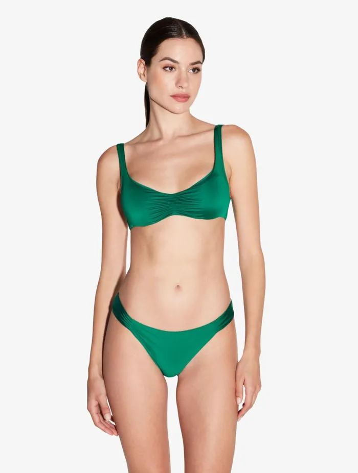 Bikini Top In Green Swim La Perla Bikinis