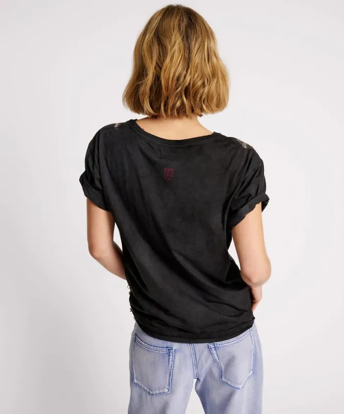 BLACK HEART TIE DYE UNISEX TEE Women One Teaspoon Tees and Tanks BLACK HEART TIE DYE UNISEX TEE Women One Teaspoon Tees and Tanks