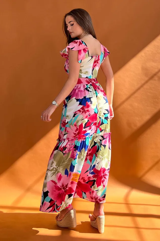Blossom Pink Floral Top and Skirt Set Women Girl In Mind CoOrds