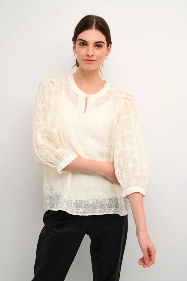 Blouses Women CULTURE CUannasofie Blouse Whitecap