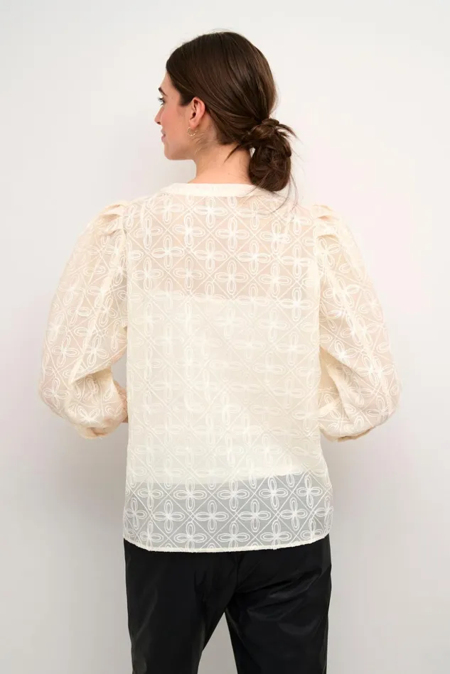 Blouses Women CULTURE CUannasofie Blouse Whitecap