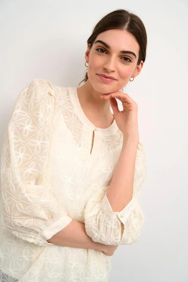Blouses Women CULTURE CUannasofie Blouse Whitecap