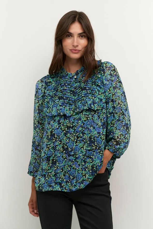 Blouses Women CULTURE CUcinna Blouse Dazzling Blue