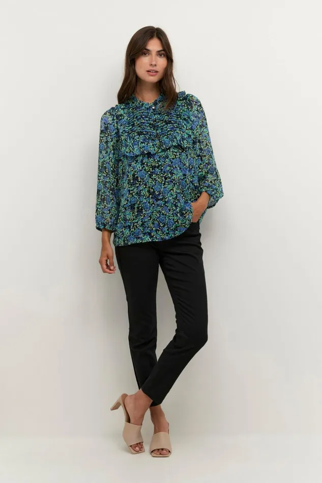 Blouses Women CULTURE CUcinna Blouse Dazzling Blue