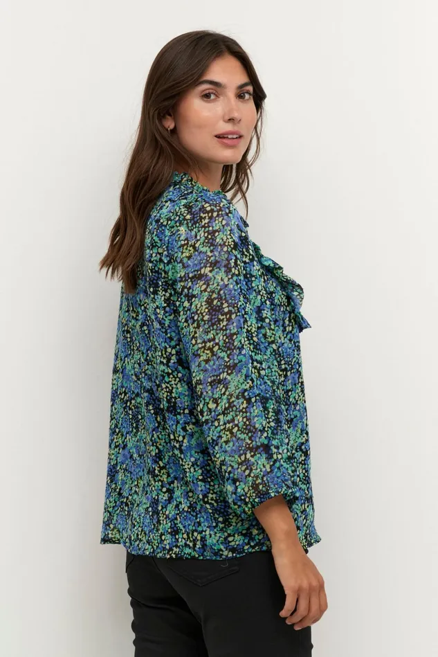 Blouses Women CULTURE CUcinna Blouse Dazzling Blue