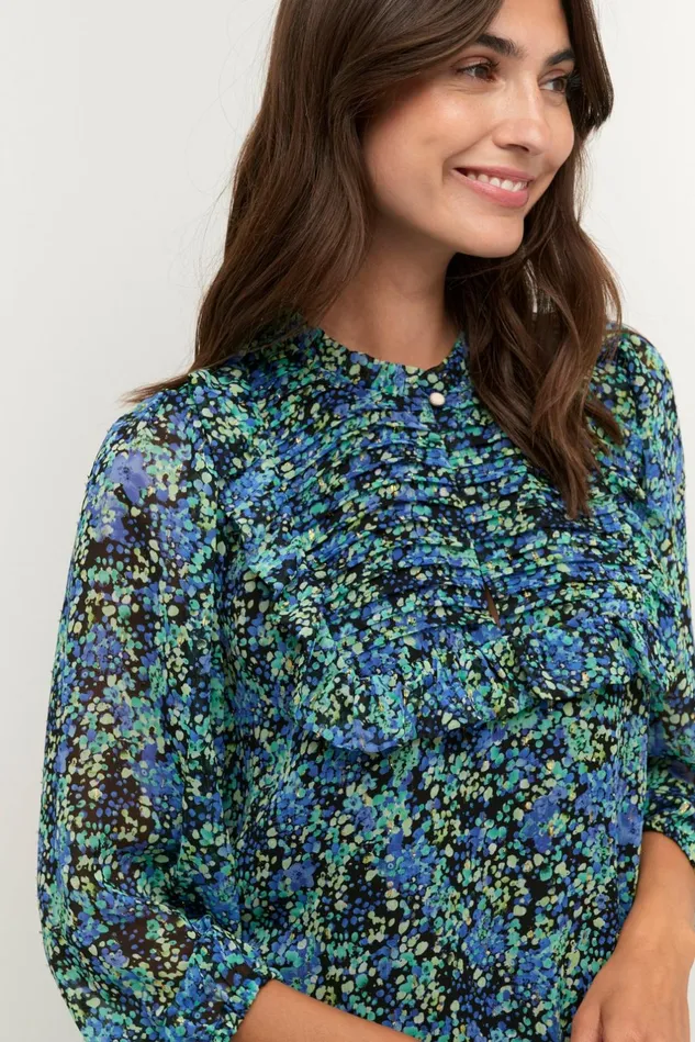 Blouses Women CULTURE CUcinna Blouse Dazzling Blue