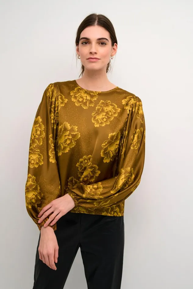 Blouses Women CULTURE CUrosie Blouse Yellow Flower