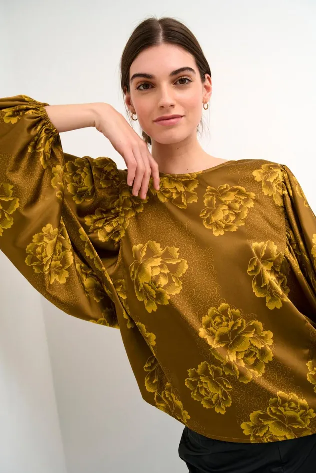 Blouses Women CULTURE CUrosie Blouse Yellow Flower