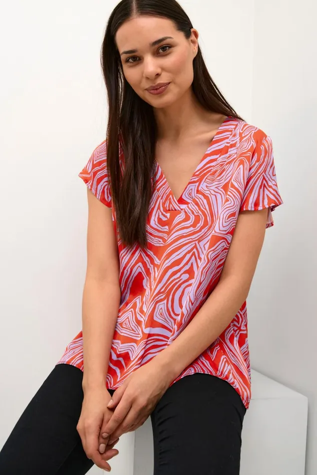 Blouses Women CULTURE CUvilma Blouse Orange