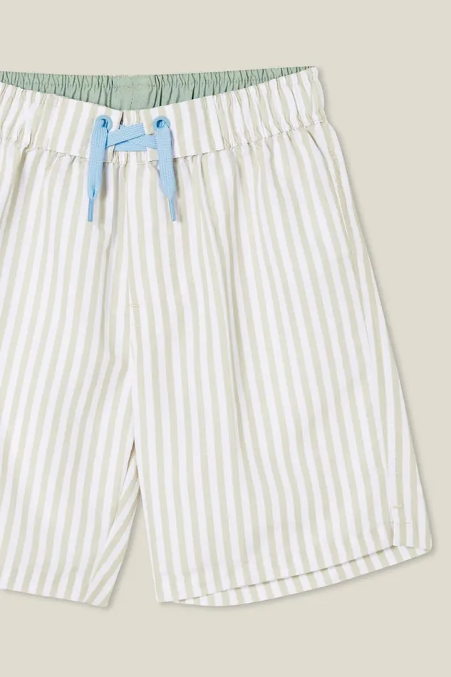 Bobby Board Short Rainy Daywhite Vertical Stripe Boys Cotton On Shorts Bobby Board Short Rainy Daywhite Vertical Stripe Boys Cotton On Shorts