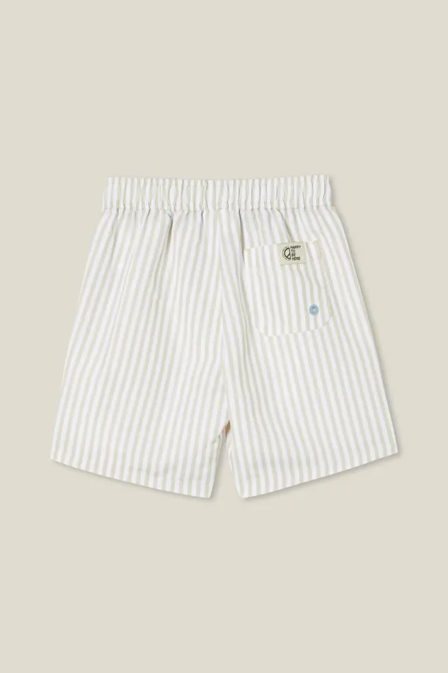 Bobby Board Short Rainy Daywhite Vertical Stripe Boys Cotton On Shorts Bobby Board Short Rainy Daywhite Vertical Stripe Boys Cotton On Shorts