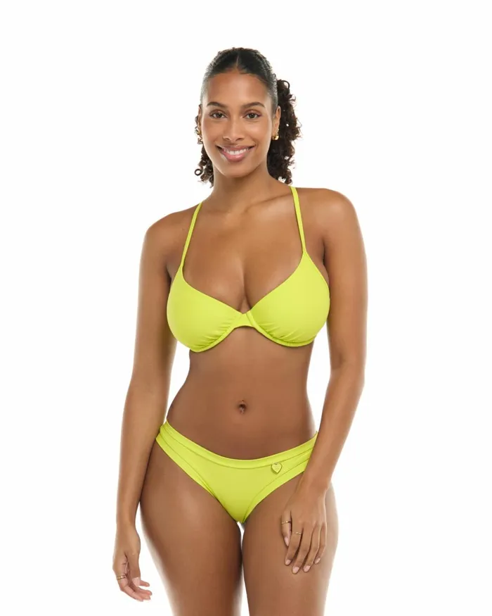 Body Glove DF Cup Tops Women Smoothies Solo DF Cup Bikini Top 8211 Key Lime