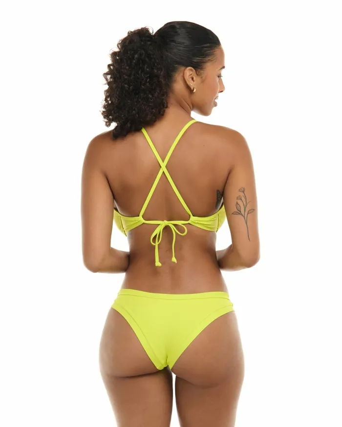 Body Glove DF Cup Tops Women Smoothies Solo DF Cup Bikini Top 8211 Key Lime