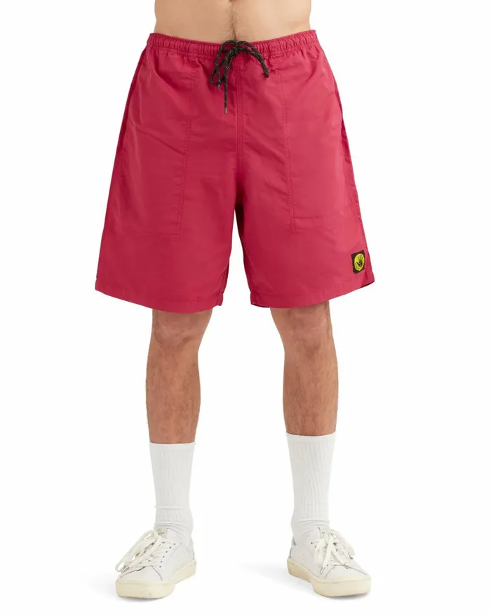 Body Glove Hybrid Shorts Men Burnout Trail Shorts 8211 Crimson