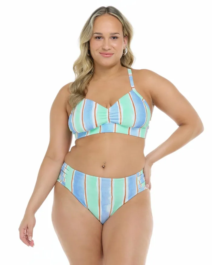 Body Glove Plus Size Swimwear Women Shorebreak Drew Plus Size Swim Top 8211 Shorebreak Multi