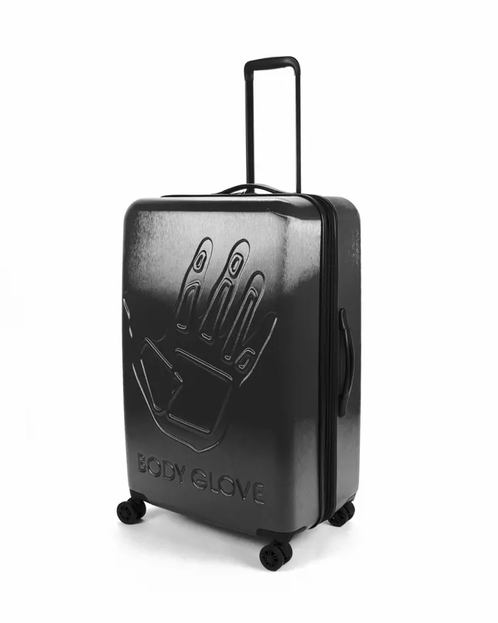 Body Glove Travel Luggage Accessories Redondo 3Piece Hardside Spinner Luggage Set 8211 Charcoal Haze