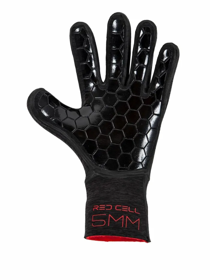 Body Glove Wetsuits Accessories 3mm Red Cell Five Finger Glove 8211 Black