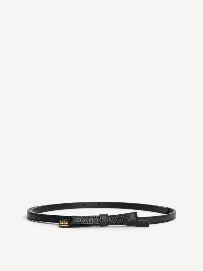 Booma Leather Belt Black Women By Malene Birger Belts