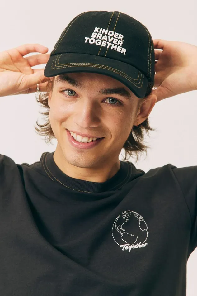 Born This Way Foundation Cap Washed Black MenWomen Cotton On Hats Born This Way Foundation Cap Washed Black MenWomen Cotton On Hats
