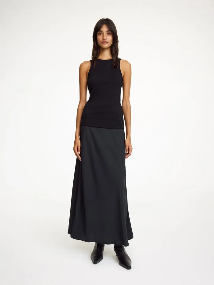 Boshan Maxi Skirt Black Women By Malene Birger Skirts