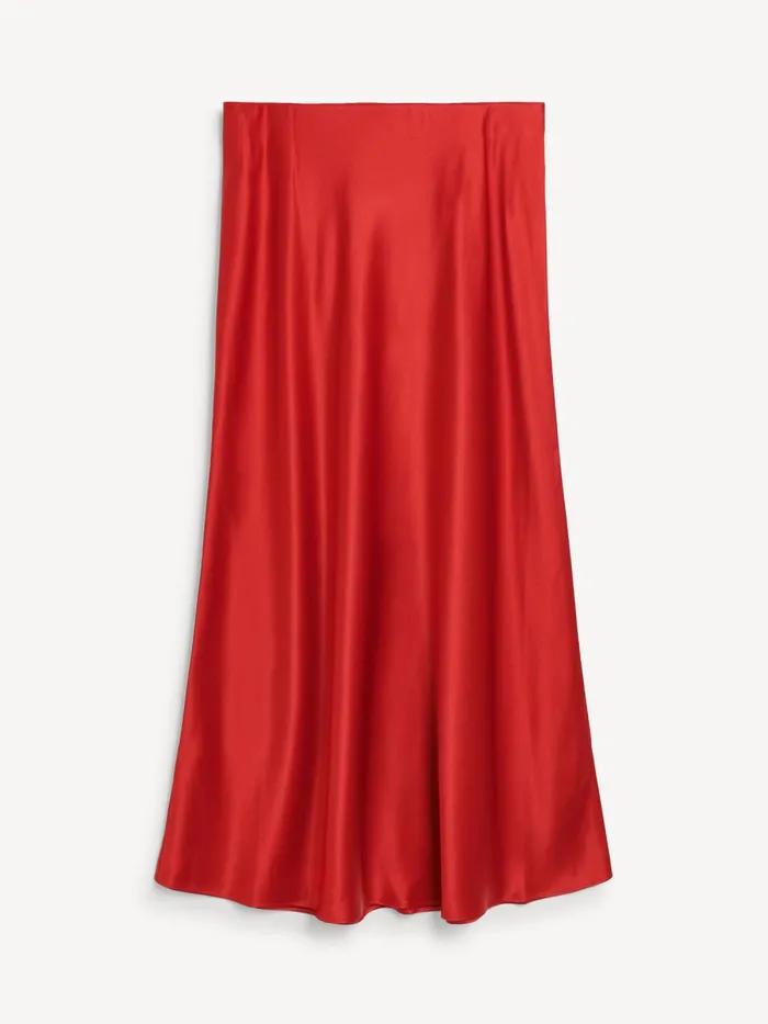 Boshan Midi Skirt Dark Chilli Women By Malene Birger Skirts