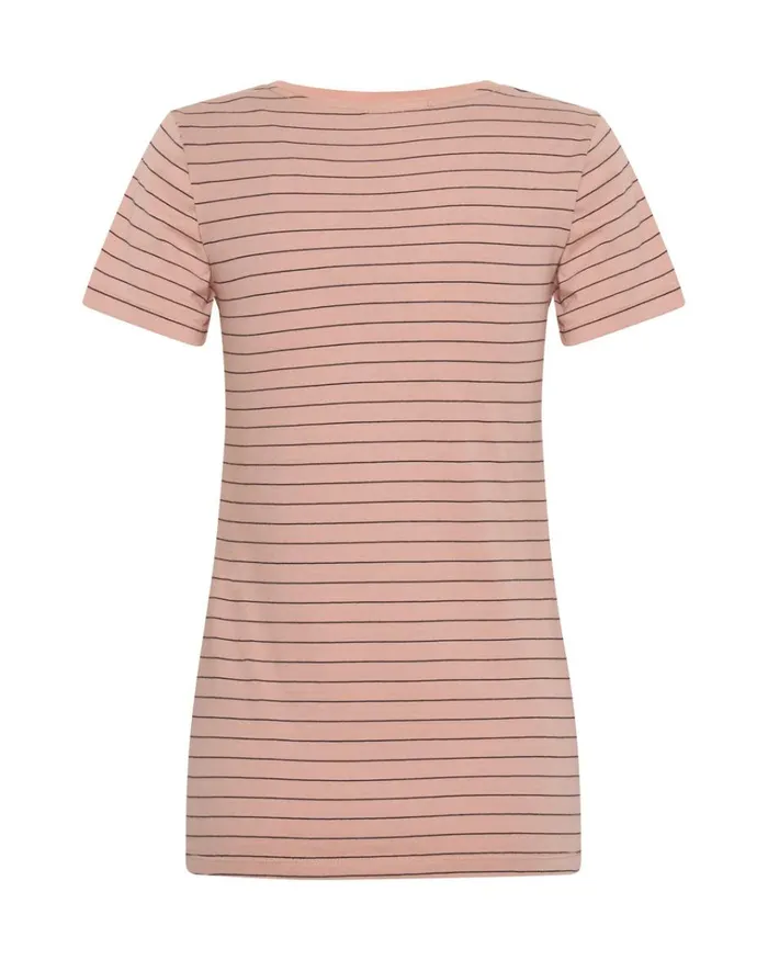 BOWER BIRD EMBROIDERED LOGO FITTED TEE PINK Women One Teaspoon Tees and Tanks BOWER BIRD EMBROIDERED LOGO FITTED TEE PINK Women One Teaspoon Tees and Tanks