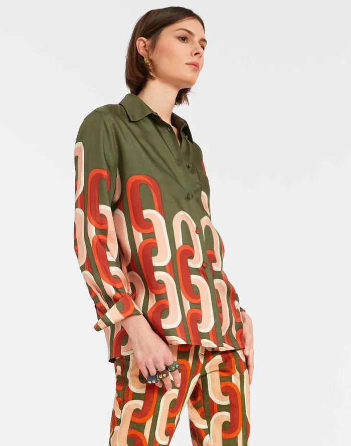 Boy Shirt Prometheus Place Camouflage Women La Double J Shirts and Tops