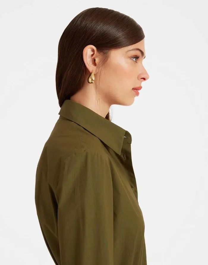 Boy Shirt Solid Camouflage Women La Double J Shirts and Tops Boy Shirt Solid Camouflage Women La Double J Shirts and Tops