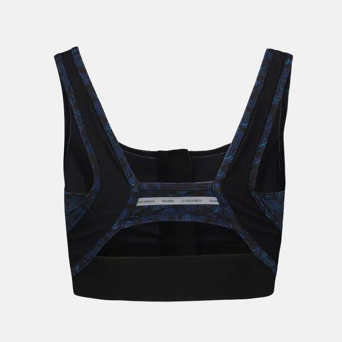 Bra And Leggings Women Le Coq Sportif Training Performance Bra All Over Bleu Perf