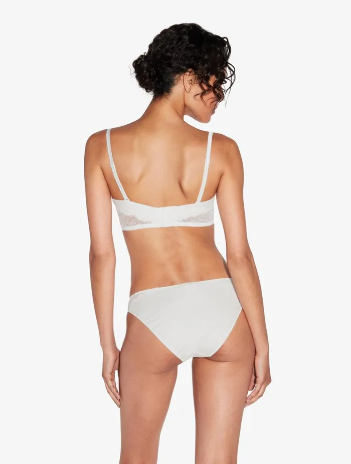 Briefs In Lys With Embroidered Tulle Lingerie La Perla Midrise